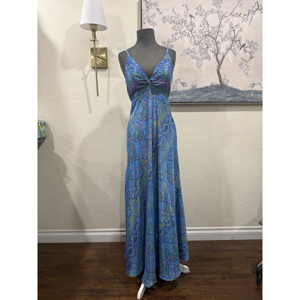 Vibrant ‎ Whimsical Bohemian Style Maxi Dress